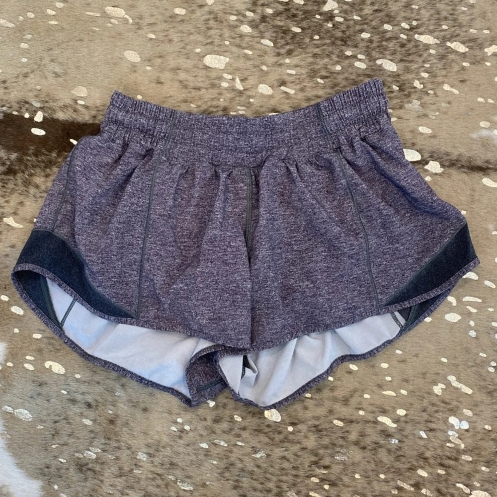 Grey Hotty Hot II Lululemon Shorts